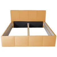 Halmon Schlafkomfort Betten Polsterbett Gold, Holz, 180x200 cm, Schlafzimmer,