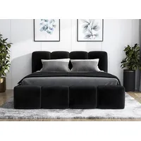 A&j möbelland Polsterbett DONA- OM mit Bettkasten und Lattenrost