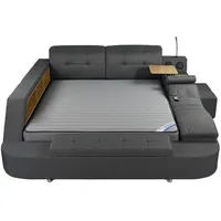 JV Möbel Multifunktion Bett Doppelbetten Modernes 180x200cm Betten Schlafzimmer