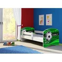 Clamaro Kinderbett, Babybett 70x140, 80x160, 80x180cm Juniorbett, Kind, Motiv,