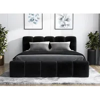 Mebloland Polsterbett SONIC mit Matratze und Bettkasten - 90x200
