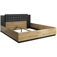Lomadox Doppelbett Schlafzimmer ohne Lattenrost, Liegefläche 180 x 200