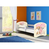 Clamaro Kinderbett, Motiv, Schublade CLAMARO, Bett Farbe:12 Hunde, Mit