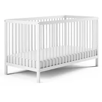 Kids Collective Babybett Weiß, Holz, Buche, 70x140 cm, Babymöbel,
