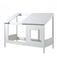Lomadox Kinderbett, weiß lackiert - 214/158,5/105cm weiß