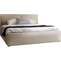Mirjan24 Polsterbett Santos, Doppelbett mit Bettkasten, Ehebett, Gasdruckfeder, Lattenrost