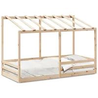 VidaXL Kinderbett mit Dach 80x200 cm Massivholz Kiefer -