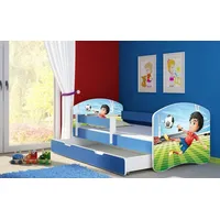Luxusbetten24 Kinderbett Dream, mit verschiedenen Motiven blau 70 cm
