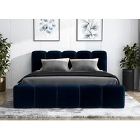 Mebloland Polsterbett SONIC mit Matratze und Bettkasten - 90x200