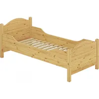 Erst-Holz Seniorenbett extra hoch 100x200 Massivholz Holzbett Einzelbett Gästebett