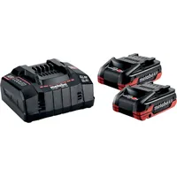 Metabo Starterset 18V, 4.0Ah, Li-Ionen/LiHDX, 2 x LiHDX 4.0