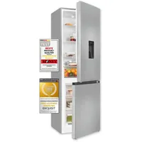 GGV Exquisit Exquisit Kühl-Gefrierkombination KGC5320-95-E-WS-040C inoxlook | Nutzinhalt: 313