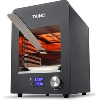 TAINO Oberhitzegrill 800 Grad Hochleistungsgrill Beef-Grill Steakgrill Schwarz