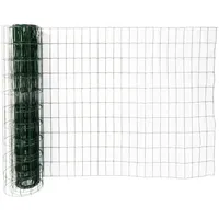 Lemodo Gartenzaun 100 cm hoch, Zaun mit PVC ummantelt