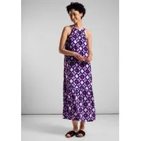 STREET ONE Maxikleid aus Viskose lila 44