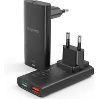 CHOETECH Schnellladegerät mit Länderadapter, Fast Charger (67W) , USB-C