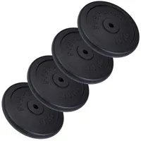 ScSPORTS ScSPORTS® Hantelscheiben Einzeln/Set Ø 30mm Gusseisen Gewichtsscheiben Gewichte
