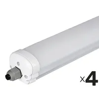 V-Tac LED-Feuchtraum-Wannenleuchte VT-1574-N, EEK: E, 48 W, 5760 lm,