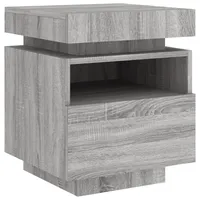 VidaXL Nachtschrank mit LED-Leuchten 40 x 39 x 48,5