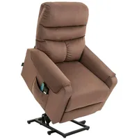 Homcom Sessel, Braun, Kunststoff, 97x103x79 cm, Wohnzimmer, Sessel, Polstersessel