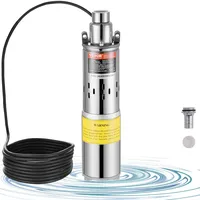 Vevor Solar Wasserpumpe, 24 V DC, 277 W, Tiefbrunnenpumpe,