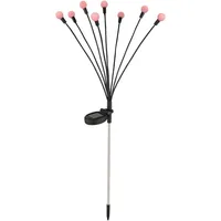 GLOBO Solarleuchte Garten Solarlampe Außenleuchte Solar Gartenleuchte Bunt 336090-8RGB