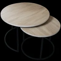 Holz4homeâ® holz4home® Couchtisch 2er-Set MDF Sonoma Eiche