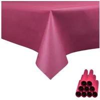 Sensalux Tischdecke, abwaschbar, Vorteilspack, 10 Stück, 1m x 1m,