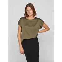 VILA Kurzarmshirt »VIELLETTE S/S SATIN TOP - NOOS« Satin