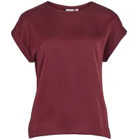 VILA Kurzarmshirt VIELLETTE S/S Satin TOP - NOOS Satin