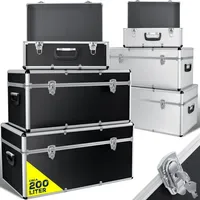 Masko Masko® 3er SET Alu Boxen Alubox Alukiste Transportbox