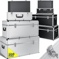 Masko Masko® 3er SET Alu Boxen Alubox Alukiste Transportbox