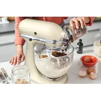 KitchenAid Artisan 5KSM175 Crème Glasset mit Glasschüssel