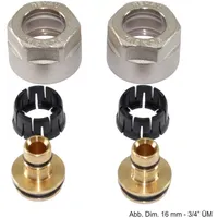 Rehau Set Adapter Verbindung Rautitan 16,2 x 2,6 x