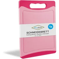 MaxxGoods Schneidebrett Kunststoff mit Saftrille & Griff - Antibakteriell