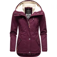 Marikoo Damen warme Winterjacke mit Kapuze Bikoo Wine Gr.