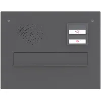 Renz, Frontplatte eckig, 360 x 280 mm, Stahl