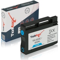 Tomax premium ersetzt HP CN054AE / 933XL Tintenpatrone, cyan