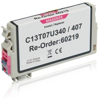 TonerPartner Kompatibel zu Epson C13T07U340 / 407 Tintenpatrone, magenta