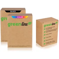 Tintencenter greenline Multipack ersetzt HP C2P05AE / 62XL enthält