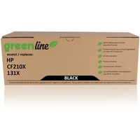 TonerPartner greenline ersetzt HP CF210X / 131X Tonerkartusche, schwarz