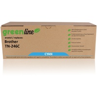 TonerPartner greenline ersetzt Brother TN-246 C Tonerkartusche, cyan