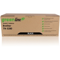 TonerPartner greenline ersetzt Brother TN-3280 Tonerkartusche, schwarz