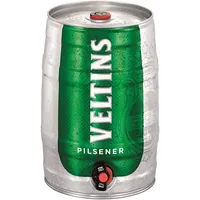 Veltins Pilsener Bierfass mit Zapfhahn, Pfandfrei (1 x 5