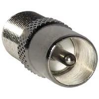 Kreiling Tech. Metall-Adapter F-Buchse/IEC-Stecker FI 03