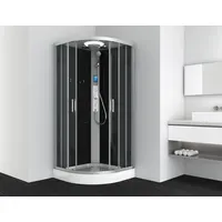 SANOTECHNIK Austin Komplettdusche mit Schiebetür 90 x 215 cm
