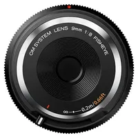 OM System Body Cap Lens 9mm f8,0 schwarz