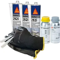 Vasalat Sikaflex 292i weiß 3x 300ml Marine - Aktviator