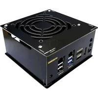 Odroid H4-CASE 1 SBC-Gehäuse Schwarz