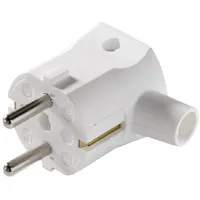 Martin Kaiser Kaiser 577/kws Schutzkontakt-Winkelstecker Polyamid 6 250V Kalkweiß